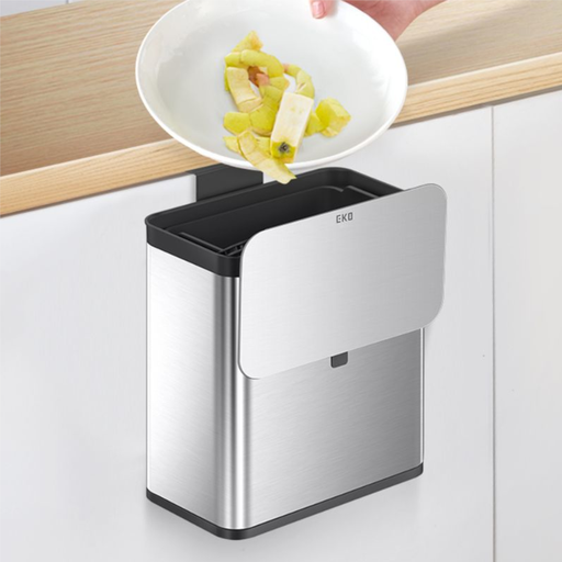 EKO Puro Steel In Cupboard Bin 7L