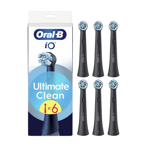 Oral-B iO Ultimate Clean replacement brush heads, black