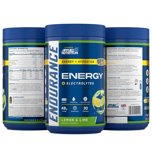 Applied Nutrition Carbohydrate Energy Powder Lemon & Lime Flavour - 1.5kg