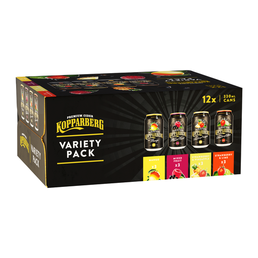 Kopparberg Variety 12 x 330ml (ABV 3.4%)