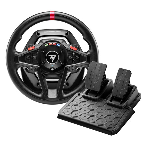Volant de course Thrustmaster T128-P avec pédalier magnétique pour PS5/PS4/PC - noir