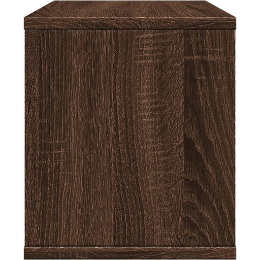 vidaXL Desk Organiser - Engineered Wood, Brown Oak, 36 x 26 x 29.5 cm