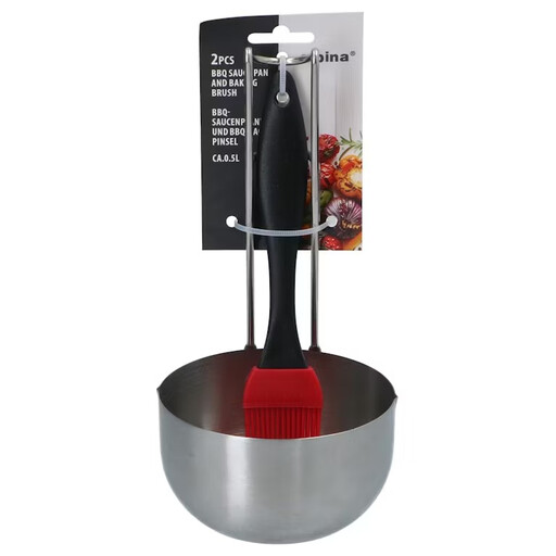Alpina BBQ Saucepan and Brush 2pc