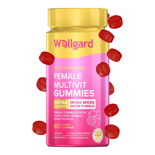 Wellgard Female Multivitamin Vegan Daily Wellness Support Gummies