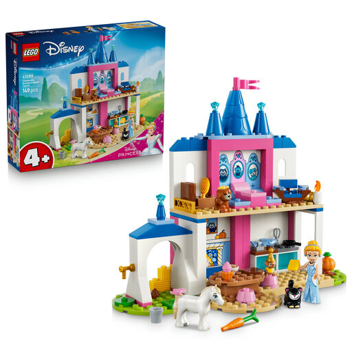 LEGO Disney Princess Cinderella's Castle and Animal Friends Building Set 43283