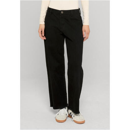 Urban Classics Ladies Relaxed Straight Fit Denim black 27