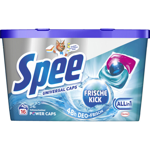Spee Power Caps Laundry Detergent Caps Fresh Kick