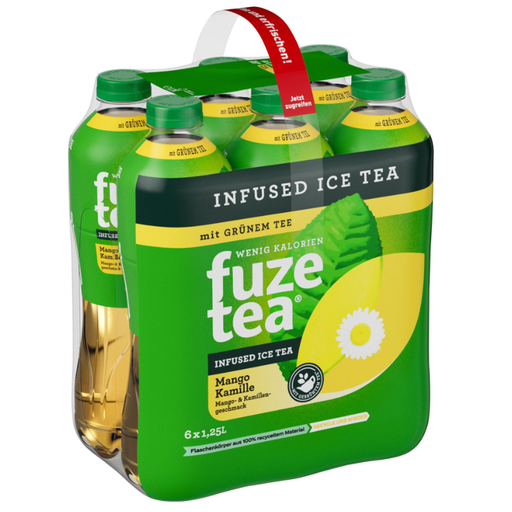 FUZE TEA Green Tea Mango Chamomile 6x1.25L