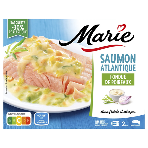 MARIE Atlantic Salmon with Leek Fondue