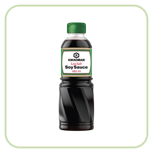 KIKKOMAN Reduced Sodium Soy Sauce 480ml