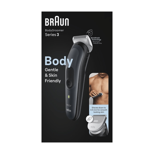 Braun BG3340 Body Trimmer - Waterproof Design