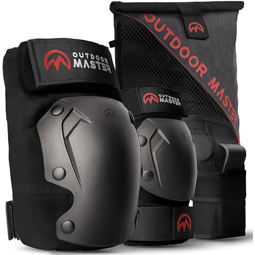 OutdoorMaster Ensemble de Genouillères et Coudières pour Adultes