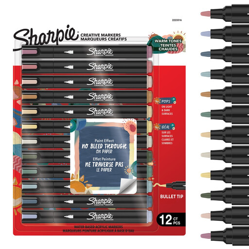 Sharpie Acrylic Marker Set | Tapered Point