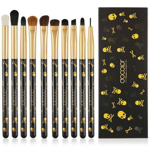 docolor Goth - 10-Piece Eye Makeup Brush Set