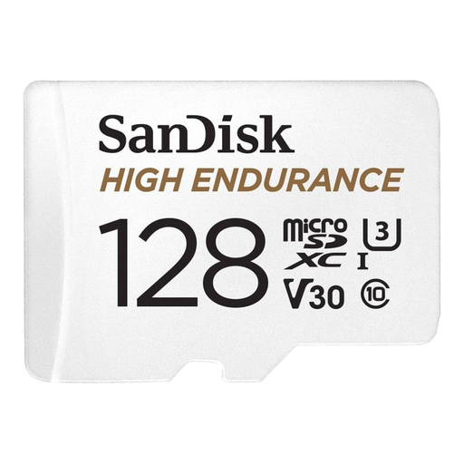 SANDISK High Endurance microSDXC 128GB + SD Adapter