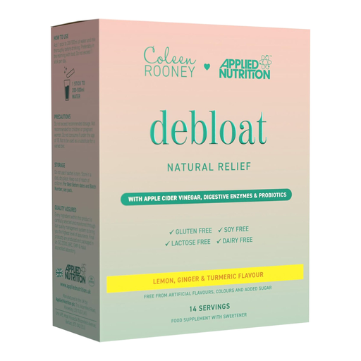 Applied Nutrition Colleen Rooney Debloat Stick Packs Lemon, Ginger & Turmeric Flavour