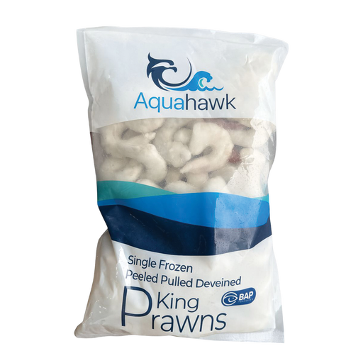 Aquahawk IQF Raw Peeled & Deveined King Prawns