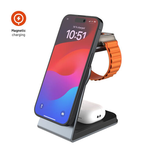 FIXED MagPowerstation Aluminum, Space Gray