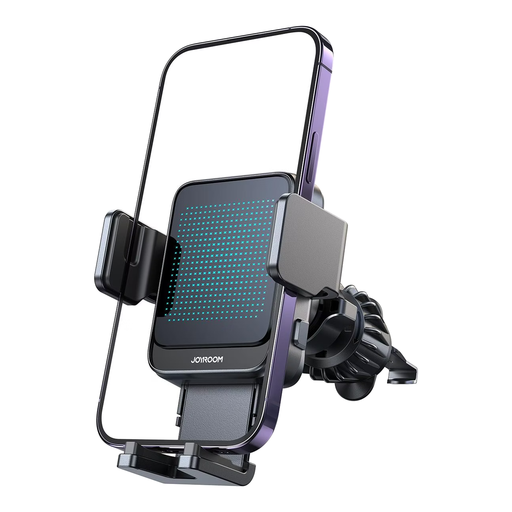 JOYROOM JR-ZS341 phone holder with wireless charging for air vent - black