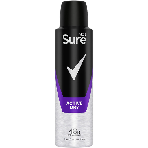 Sure Men Active Dry Anti-Perspirant 150ml
