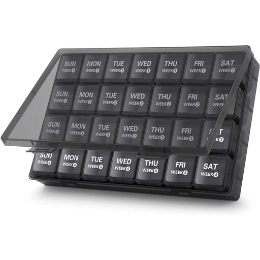 VVM Monthly Pill Organizer 28 Day Pill Box