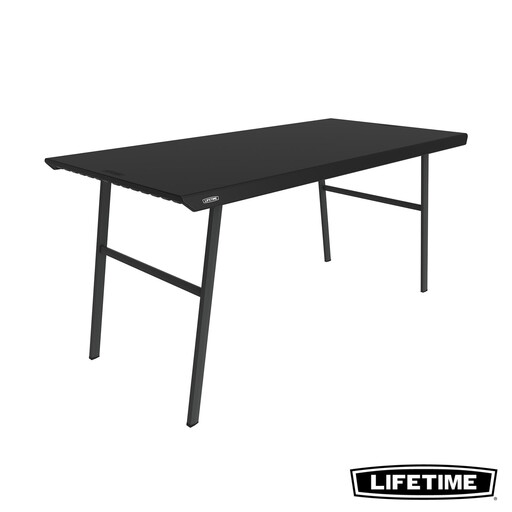 Lifetime Folding Desk - 152 cm, Black