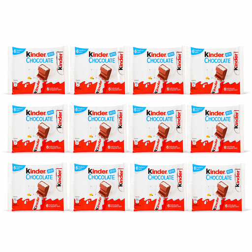 Kinder Chocolate Snack Bars multipack, 6 x 21g