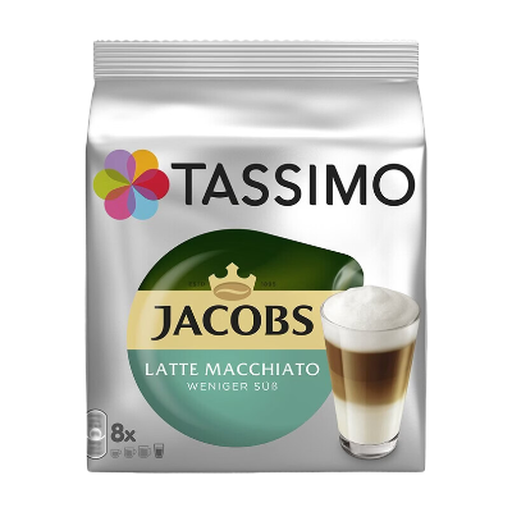 Jacobs Tassimo Latte Macchiato Less Sweet 咖啡胶囊 220g