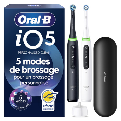 Oral-B iO 5 Electric Toothbrush Twin Pack