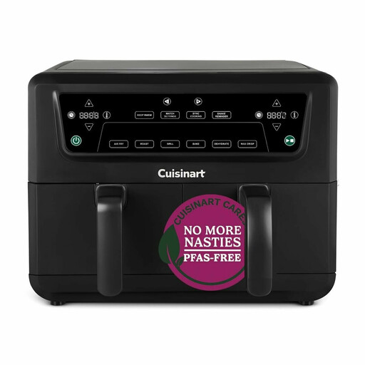 Cuisinart AFD10XBLE Dual Basket Air Fryer 10.4L