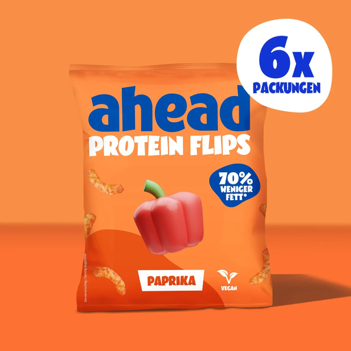 ahead Protein Flips Paprika Tray 6x50g