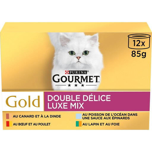 P?tée pour chat GOURMET Gold Double Délice