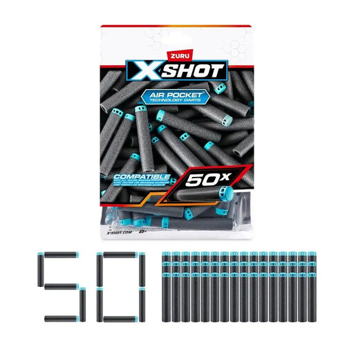 XSHOT Excel Sachet 50 flechettes