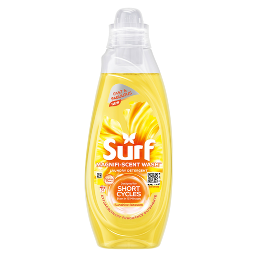 Surf Liquid Laundry Detergent, Magnifi-Scent Sunshine Blossom, 31 Washes, 837ml