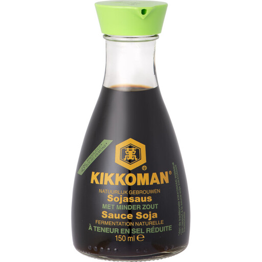 Kikkoman Less Salt Soy Sauce - 150 ml