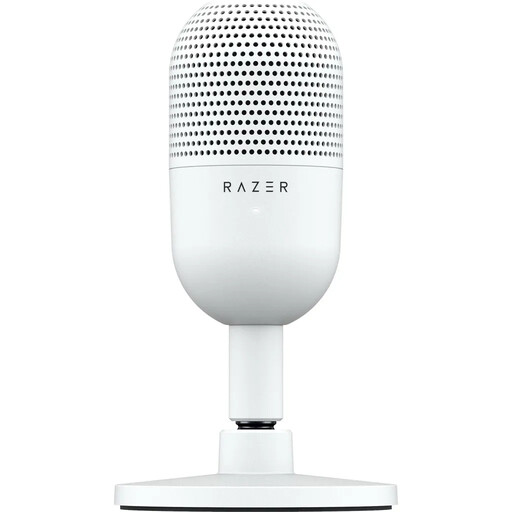 Razer SEIR?N V3 MINI White Ultra-Compact USB Microphone with Tap-to-Mute