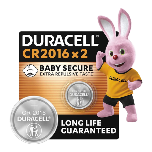 DURACELL CR2016 3V Lithium - 2-Pack