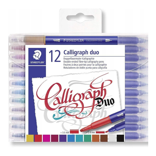 STAEDTLER Calligraph Duo 3005, 12 tip sizes