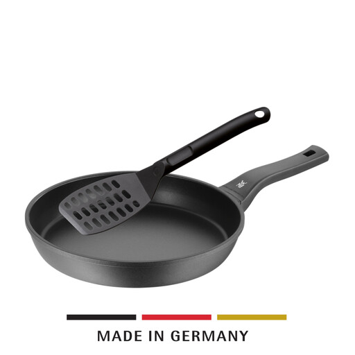 WMF Permadur Premium Frying Pan, 28 cm, Induction Compatible, Aluminum-Plated, with Turner, Heat-Resistant Plastic Handle