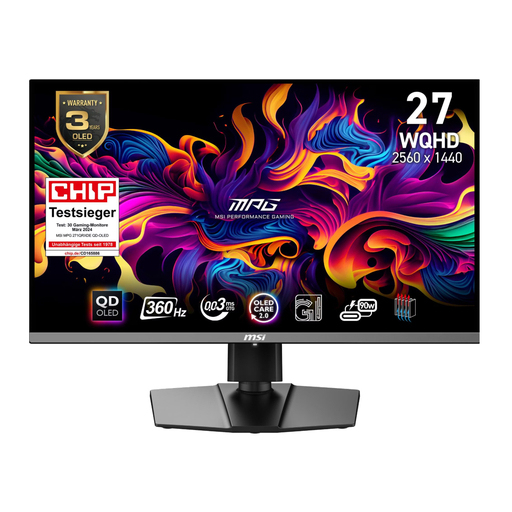 MSI MPG 271QRXDE QD-OLED 360 Hz Gaming Monitor