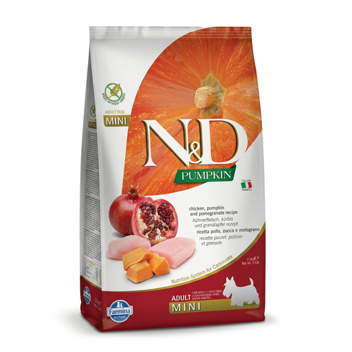 Aliment pour chien adulte de petite taille Farmina N&D Pumpkin Chicken 2,5 kg
