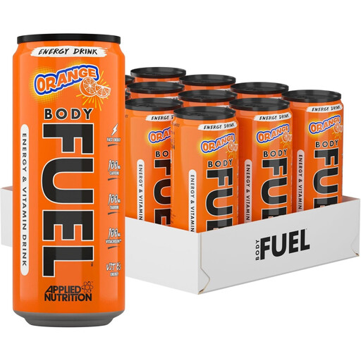 Applied Nutrition Body Fuel Energy Drink Orange Flavour 12 x 330ml