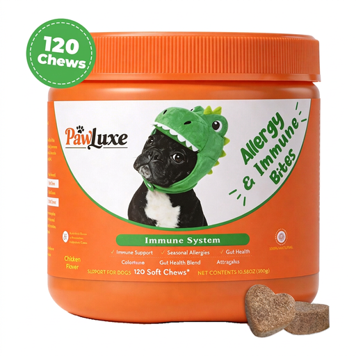 PawLuxe Dog Allergy Immune Support Snacks