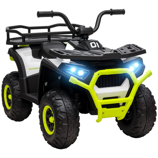 AIYAPLAY 12V Kids Electric Ride on ATV Green