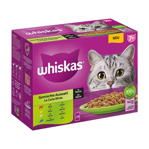 Whiskas 7+ Mixed Selection in Sauce 12x85g