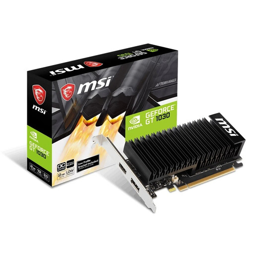 MSI GeForce GT 1030 2GHD4 LP OC graphics card