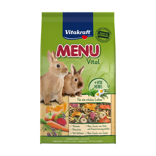 Vitakraft Menü für Zwergkaninchen 1kg