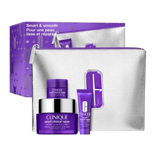 Clinique Smart & Smooth Set (50ml, 10ml, 5ml & Pouch) 3 Pcs