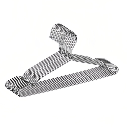 JORDAN&JUDY Stainless Steel Hangers, 30-Pack, Non-Slip