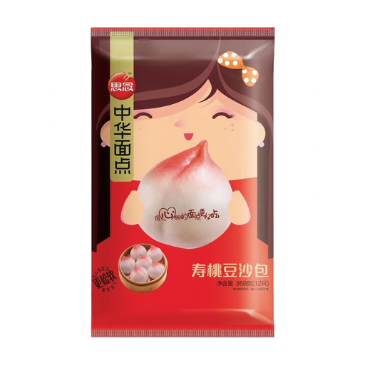 Synear Birthday Bun Red Bean 360g